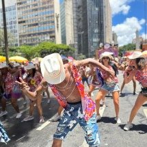 BH: Funknejo toma Avenida Amazonas e berrante dá o tom da mistura - Quéren Hapuque/EM/D.A Press