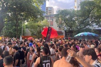 Cortejo é realizado nesta terça-feira (17/2) -  (crédito: Wellington Barbosa/ EM/D.A Press)