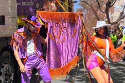 Desfile do bloco Funk You em BH traz mensagem sobre diversidade e inclusão
 -  (crédito: Quéren Hapuque/EM/D.A Press)