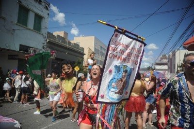 Ser chamado de baderneiro &eacute; uma honra para o bloco, cuja proposta &eacute; inclus&atilde;o e ocupa&ccedil;&atilde;o de espa&ccedil;o p&uacute;blico -  (crédito: Alexandre Guzanshe/EM/D.A.Press)