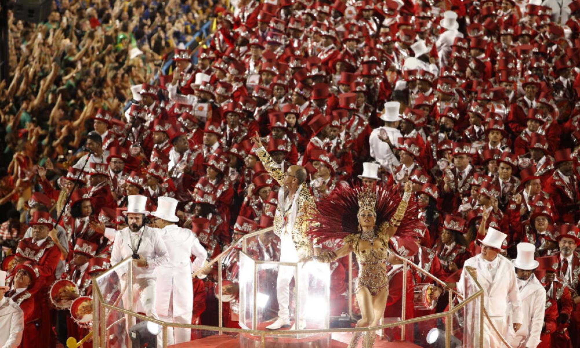 Vídeo: tributo a Ciça e bateria nas alturas fazem Viradouro viralizar na internet -  (crédito: Tupi)