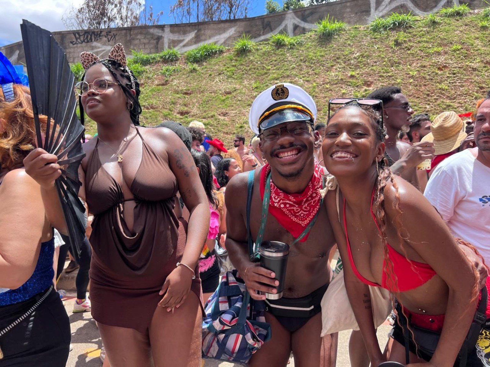 Bloco Truck do Desejo celebra paixão e diversidade no carnaval de BH-Laura Scardua/EM/D.A Press