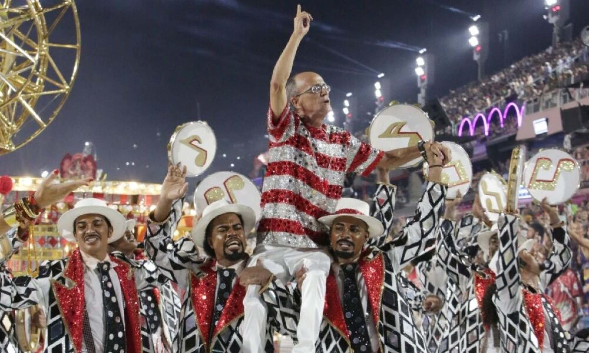 Viradouro conquista o 4º título no Carnaval do Rio com homenagem ao Mestre Ciça -  (crédito: Tupi)