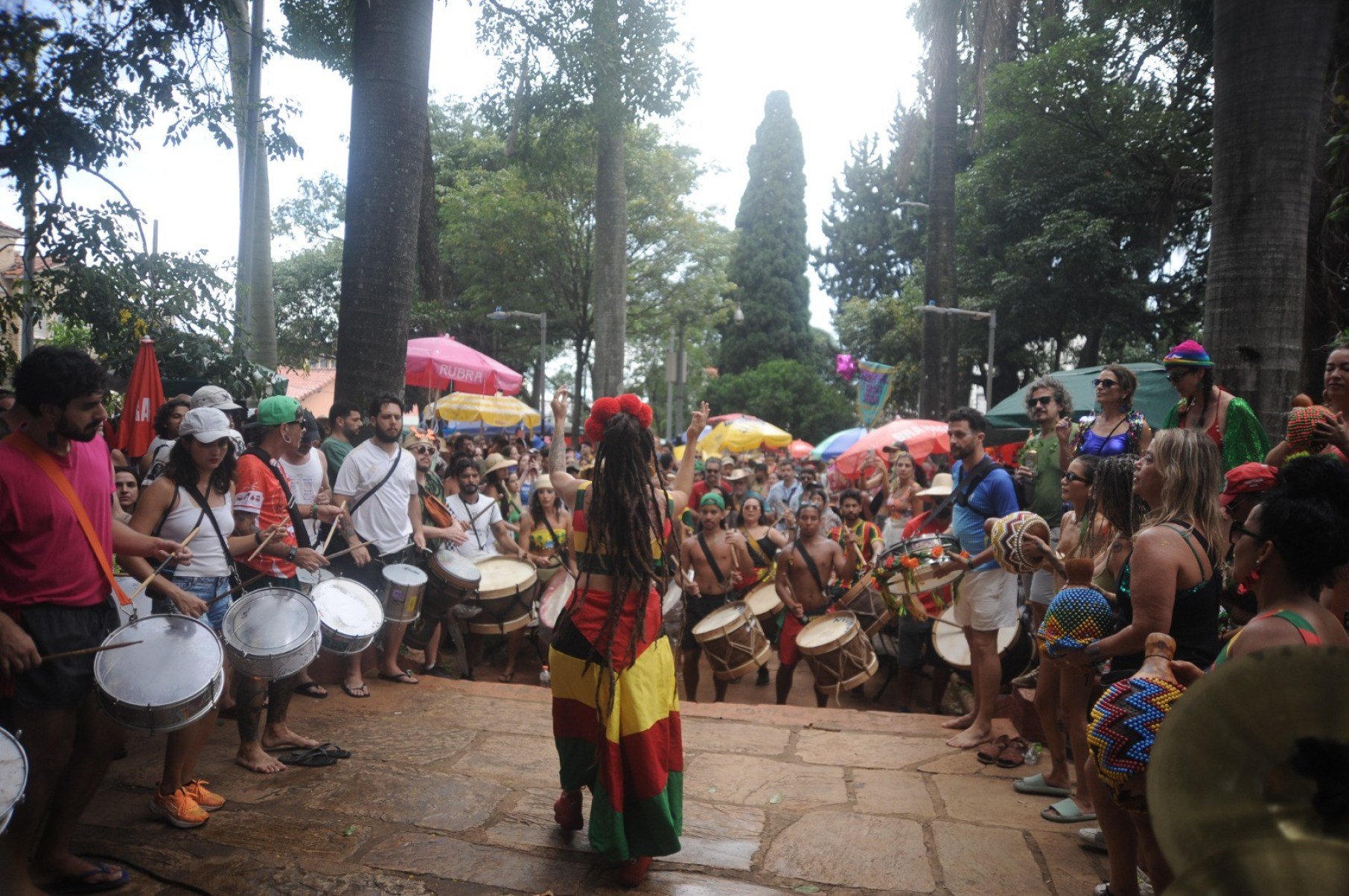 O cortejo esteve no bairro Floresta, região Leste de BH