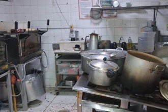 Segundo relato de uma das funcionárias, o equipamento apresentou problema na liberação do vapor de água -  (crédito: Reprodução/CBMMG)