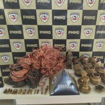 MG: PM prende idosa por receptação de material furtado em mina - PMMG