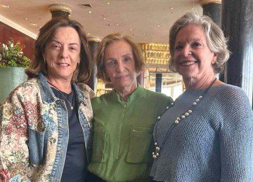  Flávia Renault, Regina Teixeira da Costa e Yolanda Misk -  (crédito: arquivo pessoal)