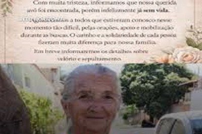 Família de Maristela publicou uma nota sobre sua morte e outra de agradecimento pela solidariedade -  (crédito: Redes sociais)