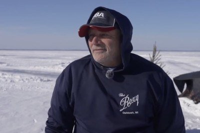 <p>A iniciativa foi organizada por moradores locais, liderados por Don Herman, dono da empresa “Sunk? Dive and Ice Service”.</p>
 -  (crédito: Reprodução/NBC 26)