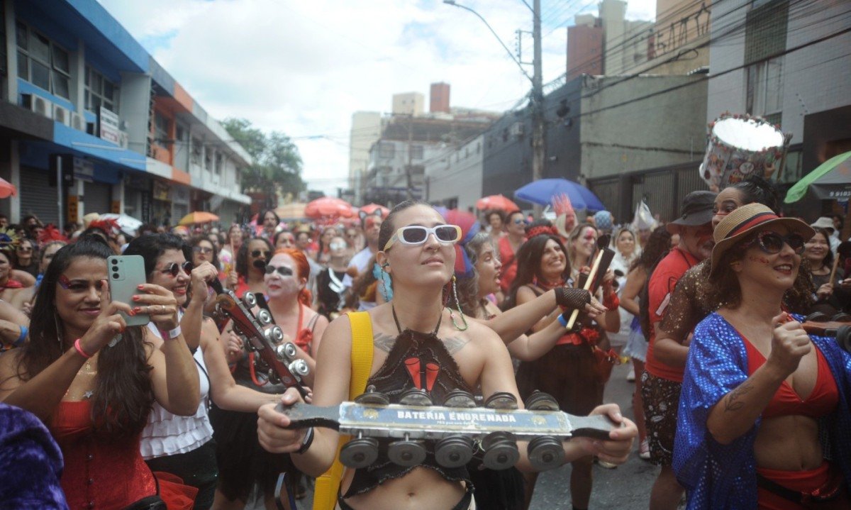 Bloco Ziriggydum Stardust desfila no bairro Floresta neste sábado pós-carnaval -Alexandre Guzanshe/EM/D.A Press