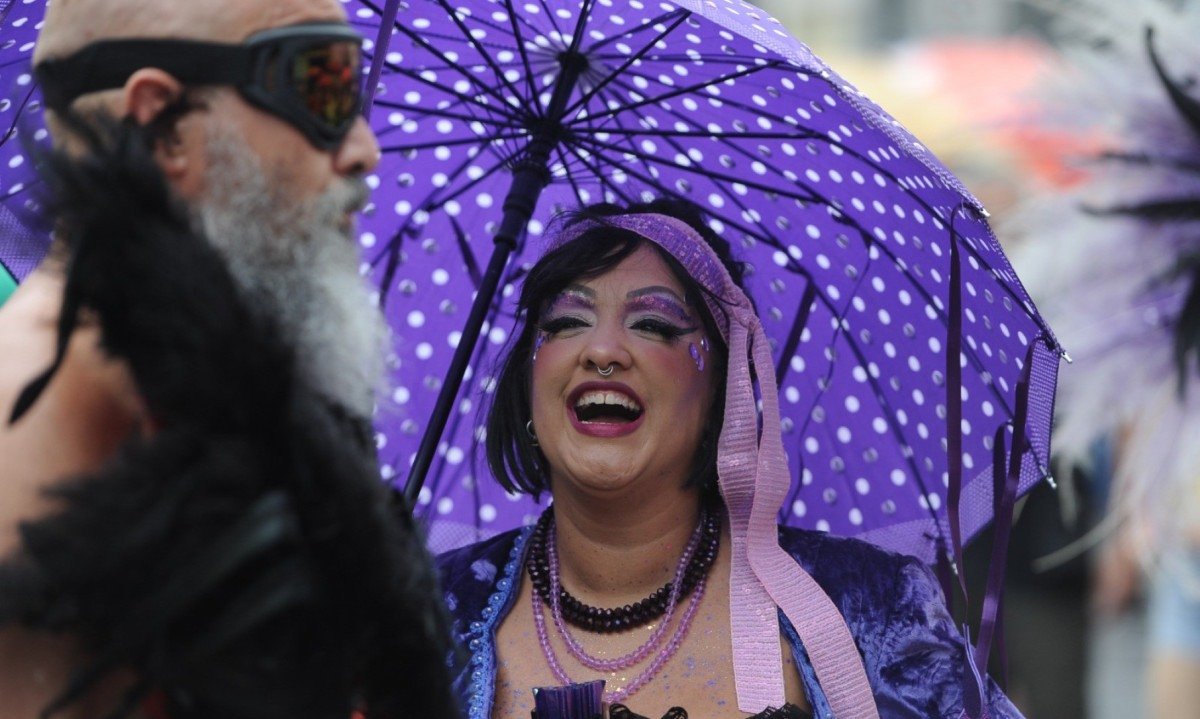 Bloco Ziriggydum Stardust desfila no bairro Floresta neste sábado pós-carnaval -Alexandre Guzanshe/EM/D.A Press
