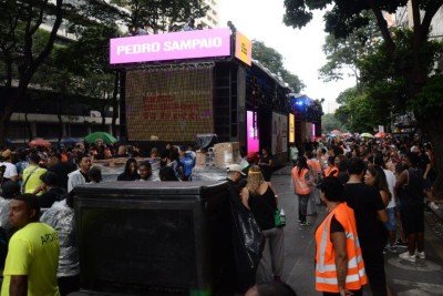 Essa é a segunda vez de Sampaio no carnaval de rua da capital mineira -  (crédito: Tulio Santos/EM/D.A Press)