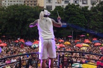 Banda Eva desfila pela primeira vez no carnaval de BH -  (crédito: Izabella Caixeta/EM/D.A Press)