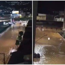 Caos em Juiz de Fora: chuva transforma ruas em rios no Centro e nos bairros - Reprodução
