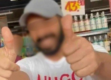 Uma das mulheres do casal atacado gravou uma parte do ataque -  (crédito: Arquivo pessoal)