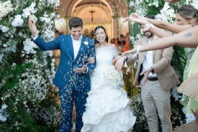 Casamento entre a deputada federal Tabata Amaral (PSB-SP) e o prefeito de Recife, João Campos (PSB), é alvo de críticas da ala conservadora -  (crédito: Camilla Bandeira)