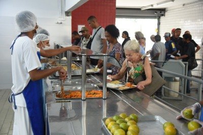 Restaurante Popular I, no Centro retoma as atividades nesta segunda-feira (23/2) -  (crédito: Gladyston Rodrigues/EM/D.A Press)
