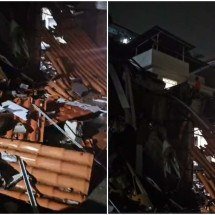 Temporal em Juiz de Fora: casas desabam e moradores ficam soterrados - Reprodução