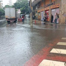 Chuva persistente atinge BH e volume passa de 65 mm na Região Centro-Sul - Larissa Leone/EM/D.A. Press