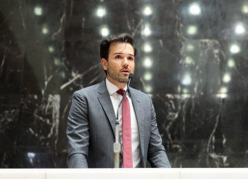 Tadeu Martins Leite, o Tadeuzinho, presidente da ALMG -  (crédito: Luiz Santana / ALMG)