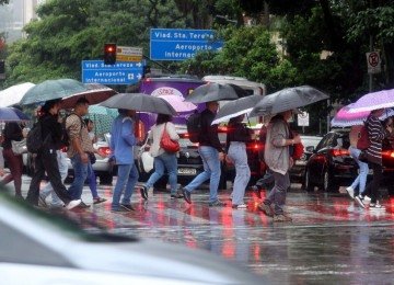 BH pode ter pancadas de chuvas neste s&aacute;bado (28/2) -  (crédito: Jair Amaral/EM/D.A Press)