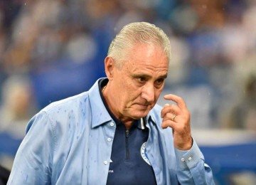 Sob o comando de Tite, o time celeste de 2026 ainda não convenceu a torcida -  (crédito: Ramon Lisboa/EM/D.A. Press)
