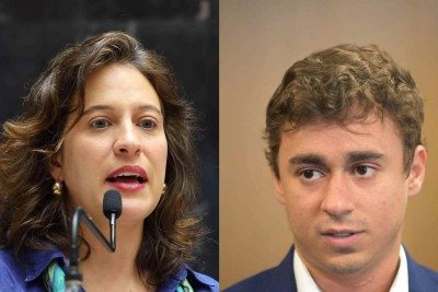 Bella Gonçalves (Psol), deputada estadual, e Nikolas Ferreira (PL-MG), deputado federal -  (crédito: Luiz Santana/ALMG e Leandro Couri/EM/D.A.Press)