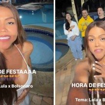 Influencer Camila Loures promove festa "Lula x Bolsonaro" e divide as redes - Reprodução / redes sociais