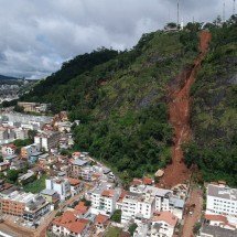 Chuvas em Juiz de Fora: deslizamento no Morro do Cristo matou três pessoas - Mateus Parreiras/EM/DA Press