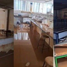Enchente destrói laboratórios e biblioteca da Uemg em Ubá - Redes Sociais/Reprodução