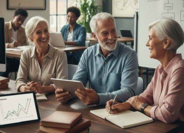 O funcionamento psicológico geral tende a atingir seu ponto de maior equilíbrio entre os 55 e 60 anos -  (crédito: Imagem gerada pelo Gemini)