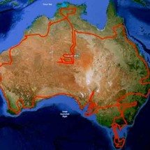 Maior estrada nacional do mundo tem 14.500 km de extensão; saiba onde fica - Reprodução do Youtube Camp Winnie Travelling Australia