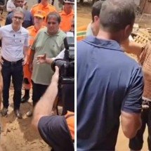 Chuvas em Ubá: 'Vir limpinho e não ajudar, não adianta', diz mulher a Zema - Redes Sociais / Reprodu&ccedil;&atilde;o