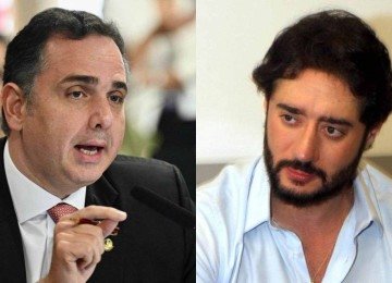 Rodrigo Pacheco e Gabriel Azevedo -  (crédito: Evaristo Sa / AFP e Jair Amaral/EM/D.A Press)