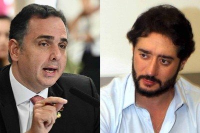 Rodrigo Pacheco e Gabriel Azevedo -  (crédito: Evaristo Sa / AFP e Jair Amaral/EM/D.A Press)