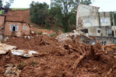  Trag&eacute;dia em Juiz de Fora: autoridades ainda buscam por v&iacute;timas das chuvas dos &uacute;ltimos dias -  (crédito: Tulio Santos/EM/D.A Press)