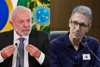 Presidente Lula (PT) e o governador de Minas Gerais, Romeu Zema (Novo) -  (crédito: Evaristo Sa / AFP e Gil Leonardi/Imprensa MG)