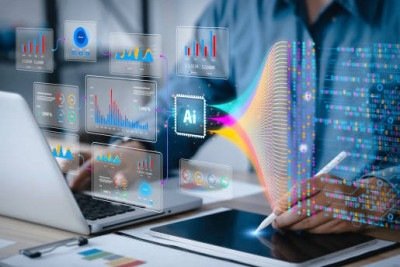 Sistemas de intelig&ecirc;ncia artificial processam e exibem dados, refletindo o cen&aacute;rio de inova&ccedil;&atilde;o das ferramentas como ChatGPT e Claude -  (crédito: iStock)