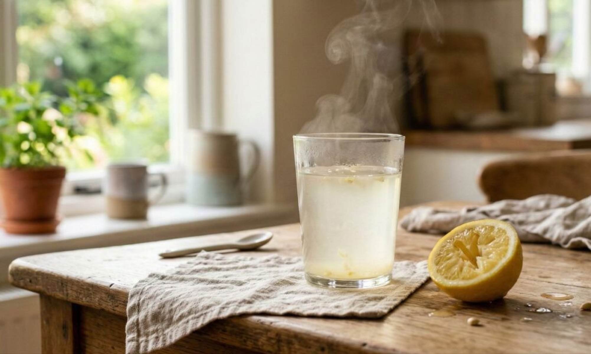 Saiba por que a água morna com limão ao acordar é o melhor hábito para o organismo -  (crédito: Tupi)