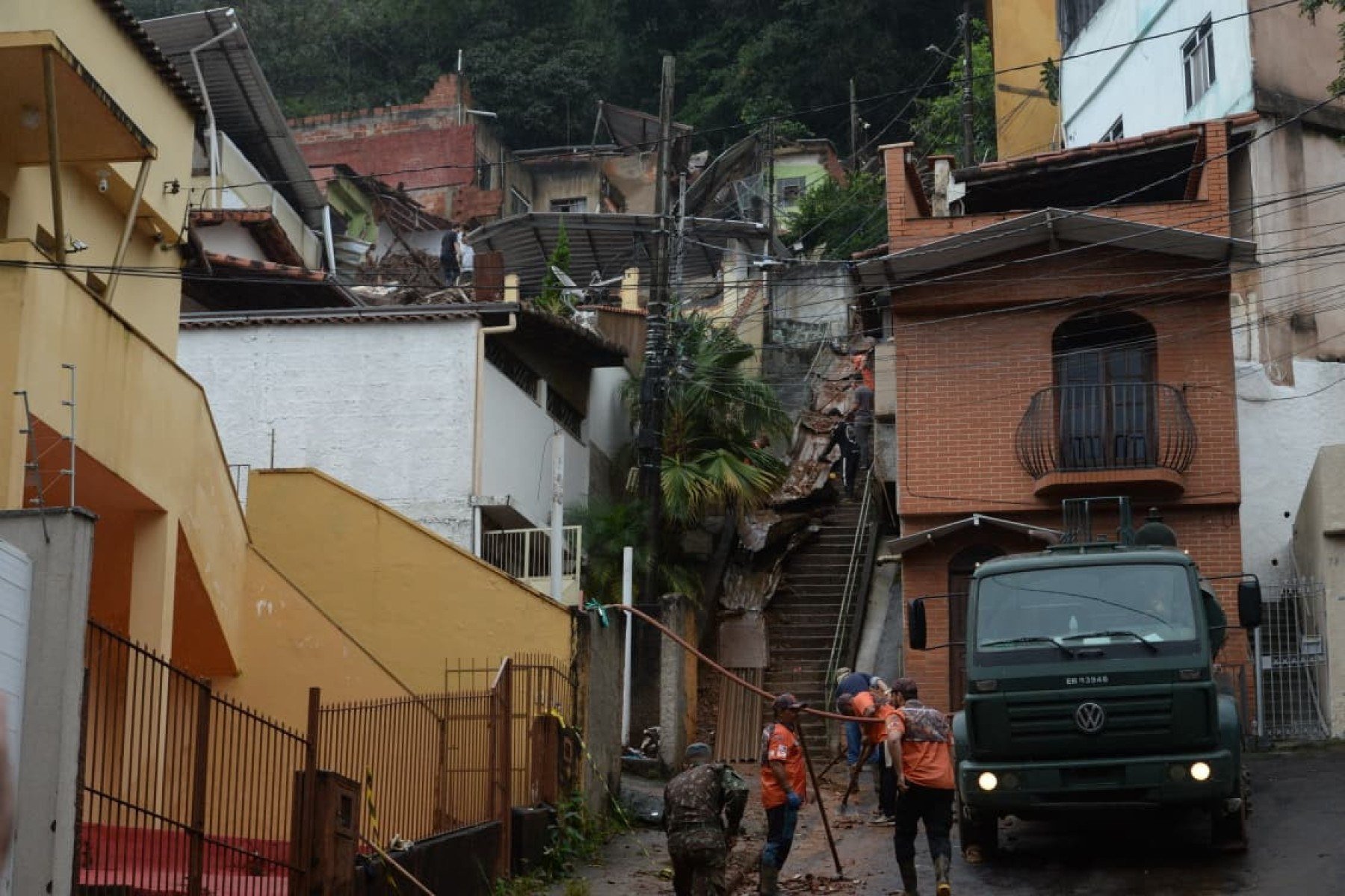 Bairro paineiras foi um dos mais atingidos na tragédia de Juiz de Fora, na Zona da Mata mineira
