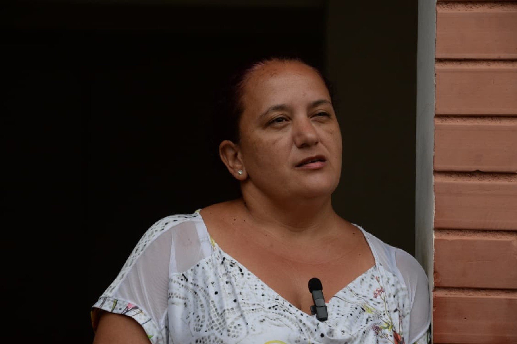 Josiane Aparecida Teodoro do Nascimento, de 43 anos, espera encontrar o primo de 9 anos que está desaparecido