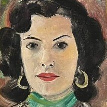 Nancy Junqueira, de 94 anos, tem na sala seu retrato pintado por Guignard -  Vera Lúcia Guedes Araújo