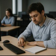 Depois do burnout, surge mais um sintoma de doença no ambiente de trabalho: entenda o rust-out - imagem gerada por i.a