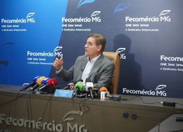 Presidente da Fecomércio MG, Nadim Nonato, afirma que aguarda liberação do empréstimo pelo estado  -  (crédito: Divulgação/Fecomércio MG)