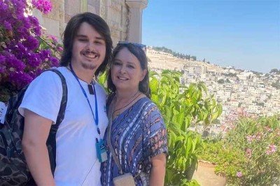<p><span style='font-weight: 400;'>A atriz e apresentadora Myrian Rios compartilhou nas redes sociais imagens da viagem que realizou com o filho Pedro Arthur, de 25 anos, a Israel. O jovem é fruto de seu relacionamento com o ator André Gonçalves. </span></p>
 -  (crédito: Reprodução de instagram)