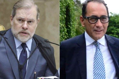 Toffoli atende a pedido de delator defendido por ex-deputado do PT -  (crédito: Fotos: Luiz Silveira/STF; Agência Brasil)