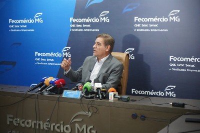 Presidente da Fecomércio MG, Nadim Nonato, afirma que aguarda liberação do empréstimo pelo estado  -  (crédito: Divulgação/Fecomércio MG)