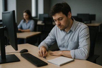 <p>O rust-out vem sendo descrito como o “primo silencioso” da burnout — não por excesso de trabalho, mas por falta de estímulo e propósito.</p>
 -  (crédito: imagem gerada por i.a)