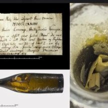 Arqueólogos encontram carta de amor em garrafa num sítio viking - Divulgação/Universidade de Bergen