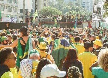 Manifestação bolsonarista teve alto volume, mas baixa eficiência digital, diz estudo -  (crédito:  Cadu Pinotti/Ag?ncia Brasil)